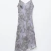 Floral Strap Midi Dress