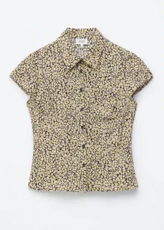 Floral Tie-Back Shirt