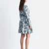 Floral Wrap Mini Dress
