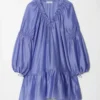 Flounced Mini Dress