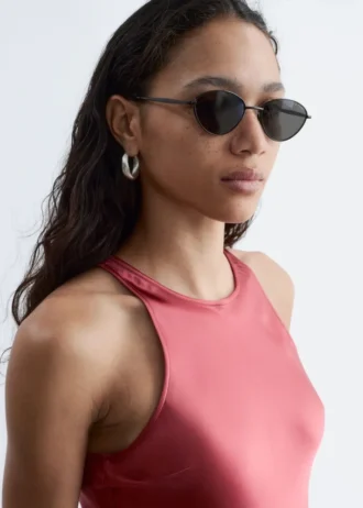 Fluted Hoop Earrings