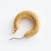 Fluted Hoop Earrings