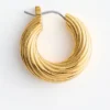 Fluted Hoop Earrings