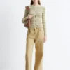 Fold-Detail Jeans