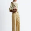 Fold-Detail Jeans