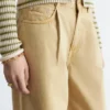 Fold-Detail Jeans