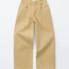 Fold-Detail Jeans