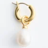 Freshwater Pearl Hoops