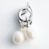 Freshwater Pearl Hoops