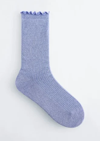 Frilled Glitter Socks