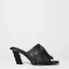 Fringed Leather Mules