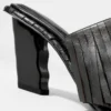 Fringed Leather Mules