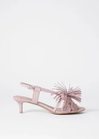 Fringed Leather Sandals