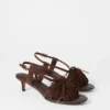Fringed Leather Sandals