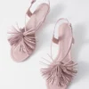 Fringed Leather Sandals
