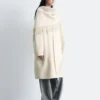Fringed Shawl Wool Coat