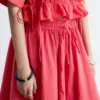 Gathered A-line Maxi Skirt