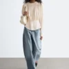 Gathered Blouse
