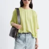 Gathered Crepe Blouse