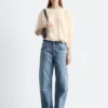 Gathered Crepe Blouse