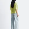 Gathered Crepe Blouse