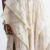 Gathered Midi Skirt