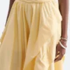 Gathered Midi Skirt