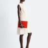 Gathered Silk Mini Dress