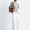 Gathered V-Neck T-Shirt