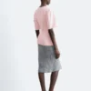 Gathered V-Neck T-Shirt