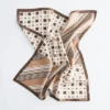 Graphic Print Silk Scarf