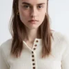 Half-Placket Merino Wool Top