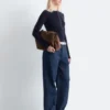 Half-Placket Merino Wool Top