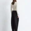 Half-Placket Merino Wool Top