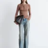 Half-Placket Wool Top
