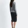 Half-Placket Wool Top