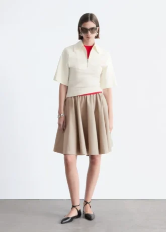 Half-Zip Polo Top