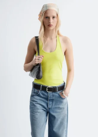 Halter-Neck Jersey Bodysuit