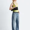Halter-Neck Jersey Bodysuit