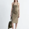 Halterneck Midi Dress