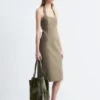 Halterneck Midi Dress