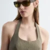 Halterneck Midi Dress