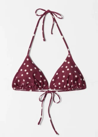 Halterneck Triangle Bikini Top