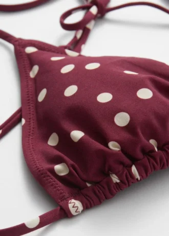 Halterneck Triangle Bikini Top