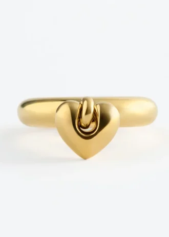 Heart Pendant Ring