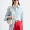 High-Waist Denim Shorts
