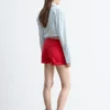High-Waist Denim Shorts