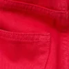 High-Waist Denim Shorts