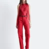 High-Waist Tapered Jeans