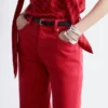 High-Waist Tapered Jeans